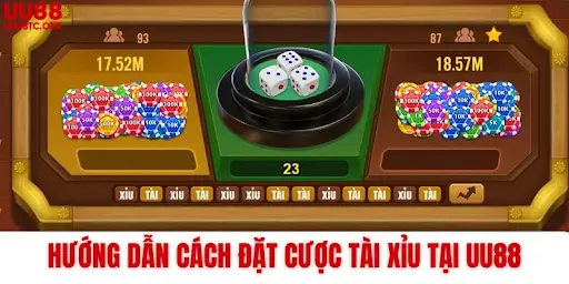 Hướng dẫn cách đặt cược tài xỉu tại uu88